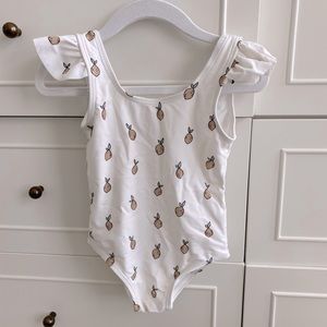 Rylee + Cru Lemons Frill One Piece Swimsuit 18-24mo